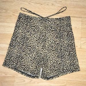 Cheetah Print Biker Shorts